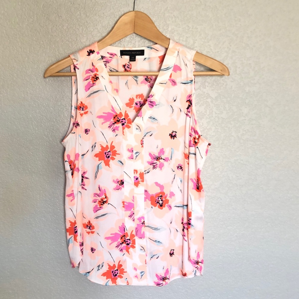 Bright Pink Floral Top